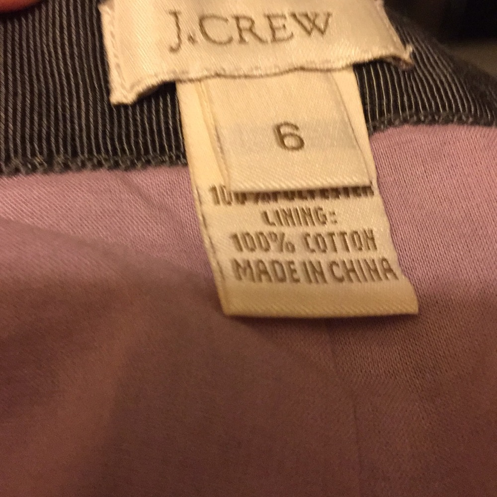 J. Crew skirt, lined lacy. FINAL PRICE DROP!!!! - Picture 4 of 4